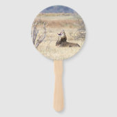 Éventail Lion de Yawning (Devant)