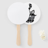 Éventail Little Raccoon (Devant et derrière)