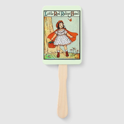 Éventail Little Red Riding Hood Vintage Cute (Devant)