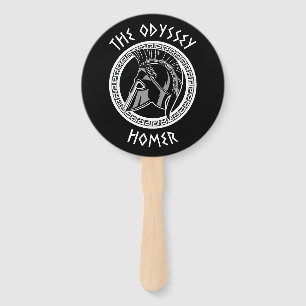 Éventail L'Odyssée Homère Casque Grec Mythologie Antique I