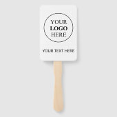 Éventail Logo promotionnel personnalisé - Pas de commande m (Dos)
