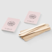 Éventail Logo rose | Promotion d'entreprise moderne (Non-assemblé)