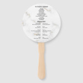 Éventail Loin Bible Écriture Verse Éphésiens 4:2 Marbre (Dos)