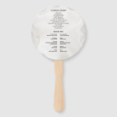 Éventail Loin Bible Scripture Verse Ephésiens 4:2 (Dos)