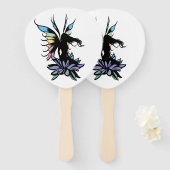 Éventail Lotus Shadow Fairy (Devant et derrière)