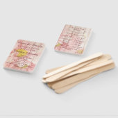 Éventail Lovely rose rustique programme de mariage floral (Non-assemblé)