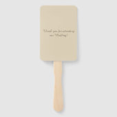 Éventail Lovely Seashell Beach Thème (Dos)