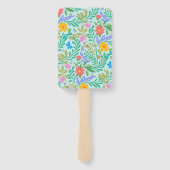 Éventail Lui Elegant Boho Floral Wedding shower Jeu (Dos)