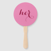 Éventail Lui ou Lui ? Pagaies de jeux de douche Bride Groom (Devant)