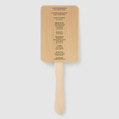 Éventail Lumière Russe violet Floral Mason jarres Mariage (Dos)