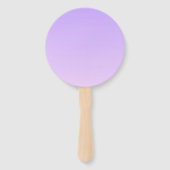 Éventail Lumière subtile violet Ombre et logo de votre entr (Dos)