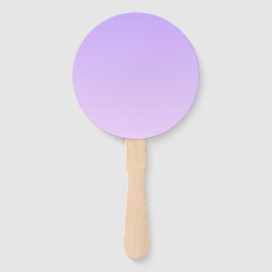 Éventail Lumière subtile violet Ombre et logo de votre entr (Dos)