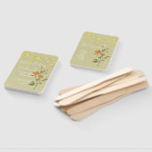 Éventail Lumières à cordes rustiques Mariage floral tendanc (Non-assemblé)