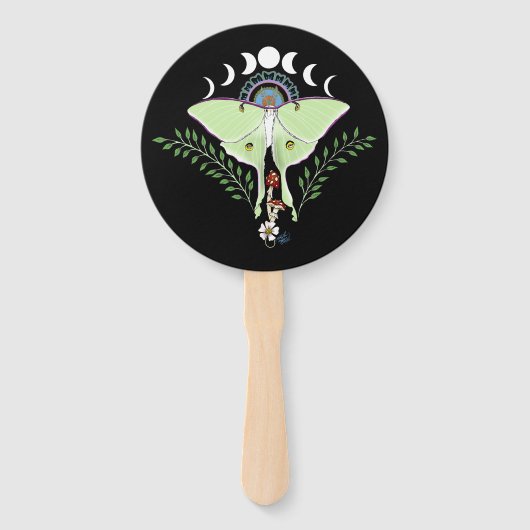 Éventail Luna Moth (Devant)