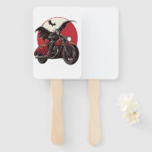 Éventail Lune Vampire (Devant et derrière)