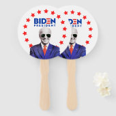 Éventail Lunettes de soleil Joe Biden pour l'élection prési (Devant et derrière)