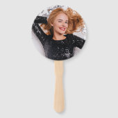 Éventail Luxe 40e anniversaire Black Gold Photo (Dos)