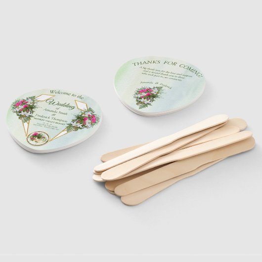 Éventail Lys blancs Amaryllis, fougères Bouquets (Non-assemblé)