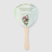 Éventail Lys blancs Amaryllis, fougères Bouquets (Dos)