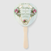 Éventail Lys blancs Amaryllis, fougères Bouquets (Devant)