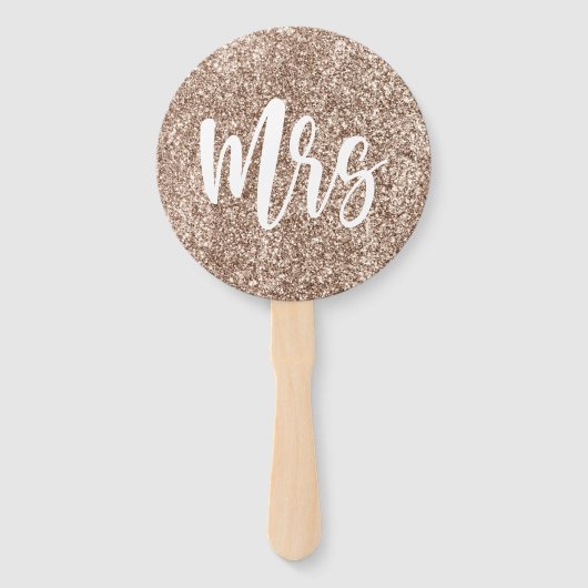 Éventail M. ou Mme Pink Parties scintillant et Black Mariag (Devant)