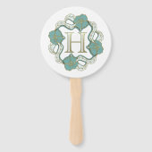 Éventail ma signature avec la lettre h (Devant)