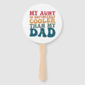 Éventail Ma tante est certainement Glacière que mon père (Devant)