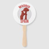 Éventail Madrid Espagne (Dos)