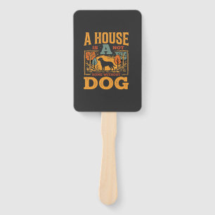 Éventail Maison de chien maison vintage