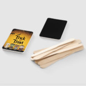 Éventail Maman mignonne, Frankenstein, Dracula, loup-garou (Non-assemblé)