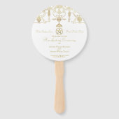 Éventail Manipulation élégante de Pentacle Or (Devant)