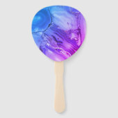Éventail Marbre violet exotique (Dos)