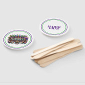 Éventail Mardi Gras (Non-assemblé)