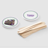 Éventail Mardi Gras (Non-assemblé)