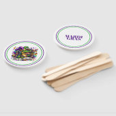 Éventail Mardi Gras (Non-assemblé)