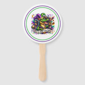 Éventail Mardi Gras (Devant)