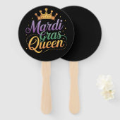 Éventail Mardi Gras Queen Parade Costume Party (Devant et derrière)