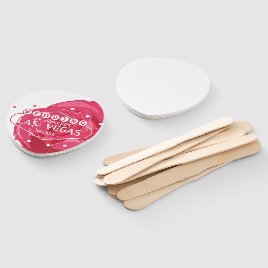 Éventail Mariage à Las Vegas Set de fans (Non-assemblé)