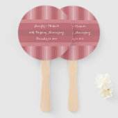 Éventail Mariage Anniversaire Fête des mariées de fête Dust (Devant et derrière)