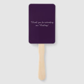 Éventail Mariage attrayant (Dos)