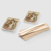 Éventail Mariage catholique Floral été printemps élégant (Non-assemblé)