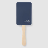 Éventail Mariage d'Ancre Blue Wave ID836 (Dos)