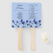 Mariage d'aquarelle bleu violet