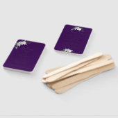 Éventail Mariage d'aquarelle d'hiver (Non-assemblé)