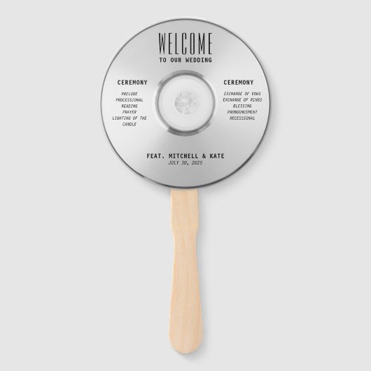 Éventail Mariage de CD de musique (Devant)