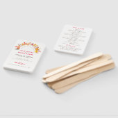 Éventail Mariage de feuillage de Fleur sauvage Boho violet  (Non-assemblé)