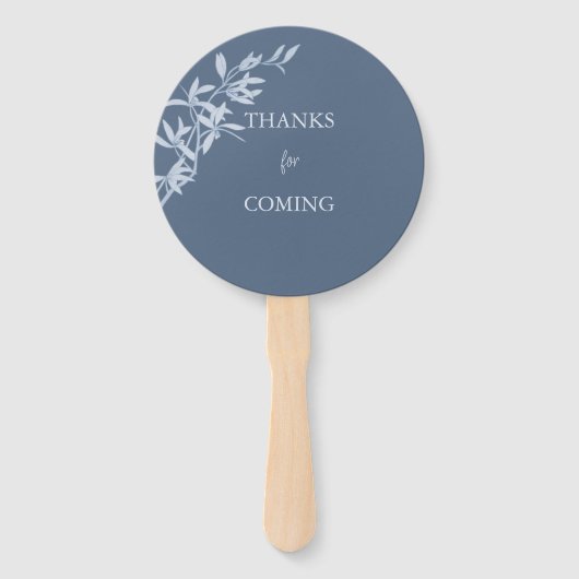 Éventail Mariage de fleurs intemporel (Dos)