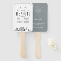 Mariage de Houston | Ventilateur main du programme