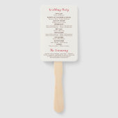 Éventail Mariage de Motif de mandala géométrique classique (Dos)