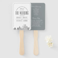 Mariage de Pittsburgh | Ventilateur main du progra